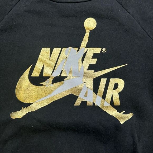 Nike air Jordan Unisex Size Youth Medium Pullover Crewneck Sweatshirt Retro - Picture 2 of 6